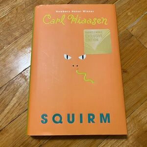 Orange 'Squirm' Hardcover Book